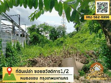 ขายด่วนที่ดินเปล่า (ยังไม่ได้ถม) แขวงหนองแขม เขตหนองแขม จังหวัดกรุงเทพมหานคร เพชรเกษม77